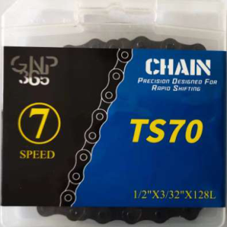 שרשרת 7 הילוכים GNP איכותית ארוכה מתאימה לאופני פאט